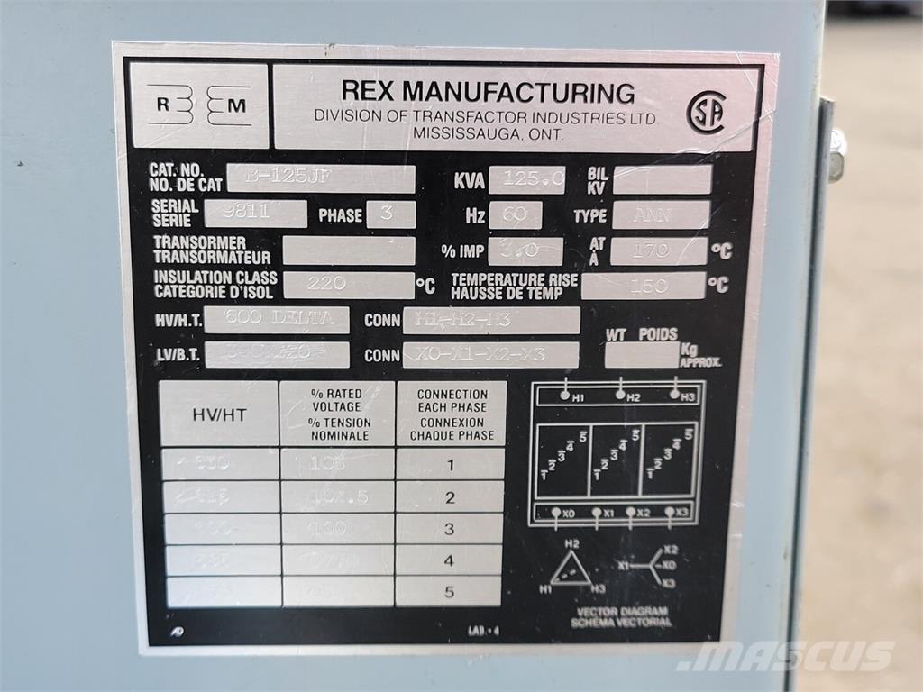 REX B-125JF Construcción - Otros