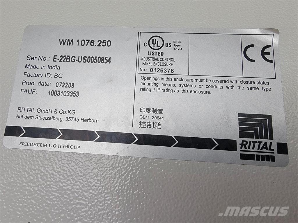 RITTAL WM 1076.250 Construcción - Otros