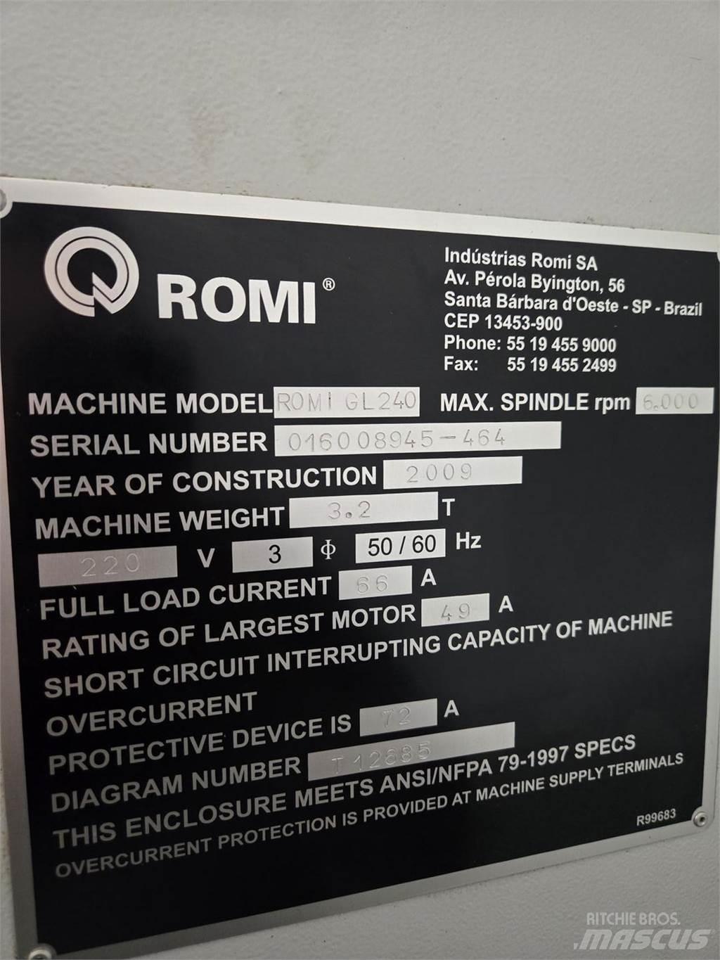  ROMI GL240 Construcción - Otros