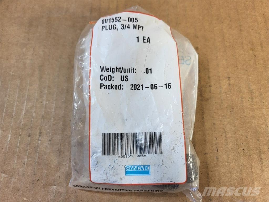 Sandvik 001552-005 Otros componentes