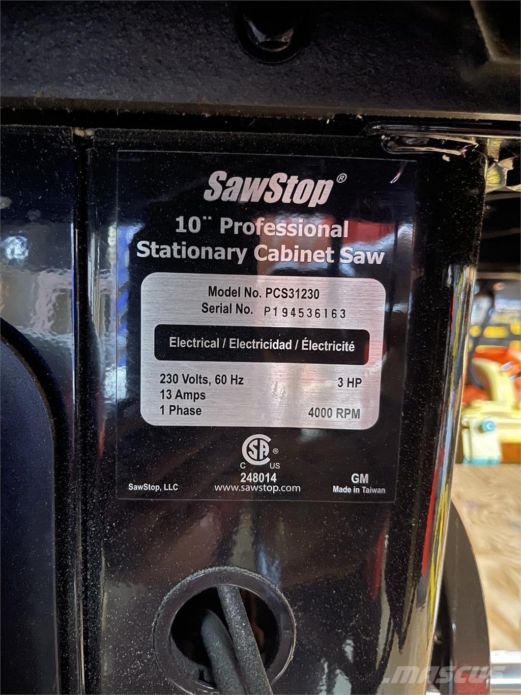  SAWSTOP PCS31230 Construcción - Otros