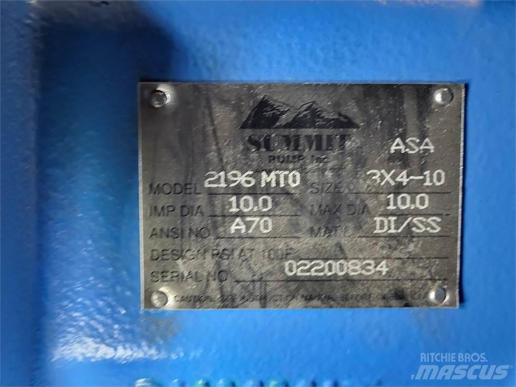  SUMMIT PUMP 2196MTO Accesorios y repuestos para equipos de perforación