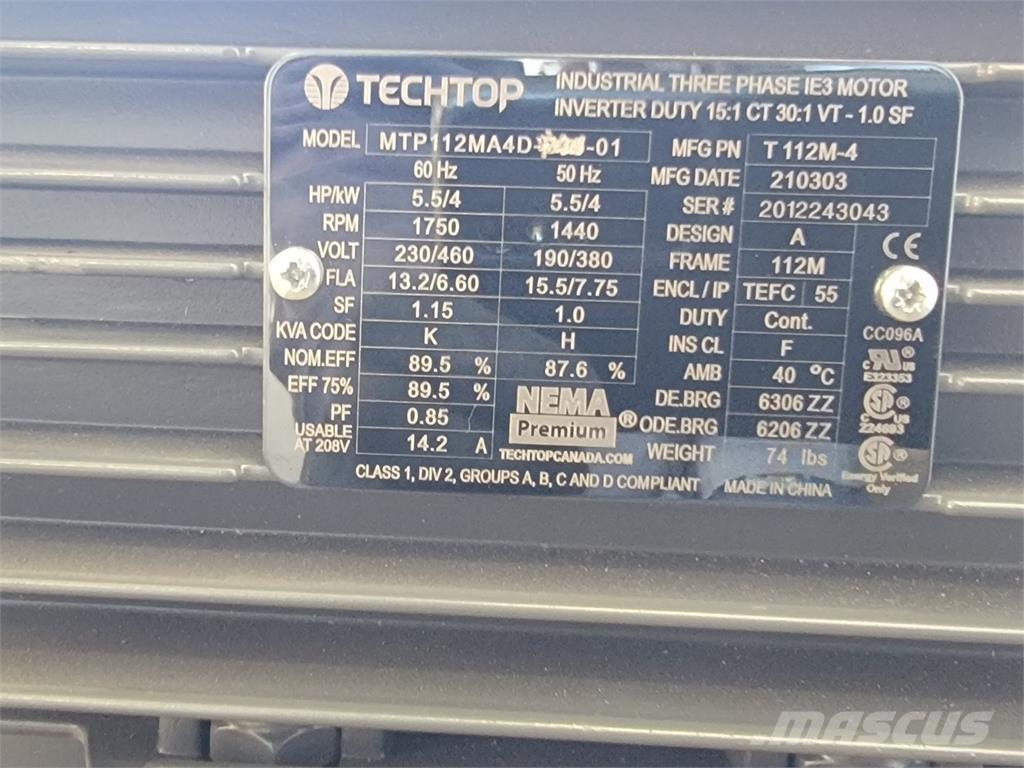  TECHTOP MTP112MA4D Motores industriales