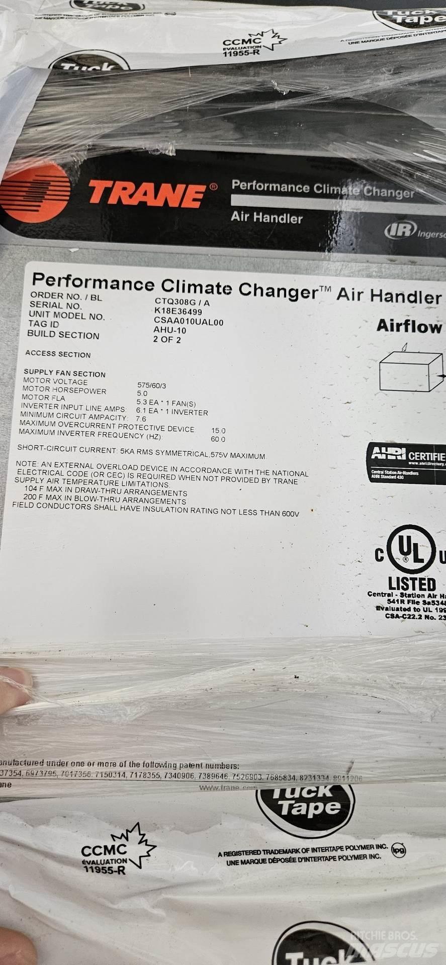 Trane CSAA010UAL00 Equipos de fundido