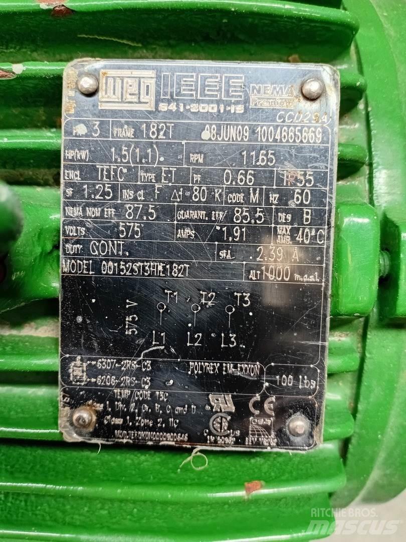  WEG 00152ST3HIE182T Motores industriales