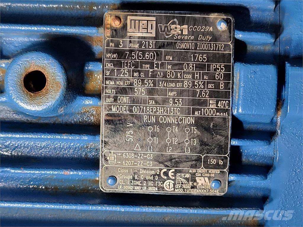  WEG 00718EP3H213TC Motores industriales