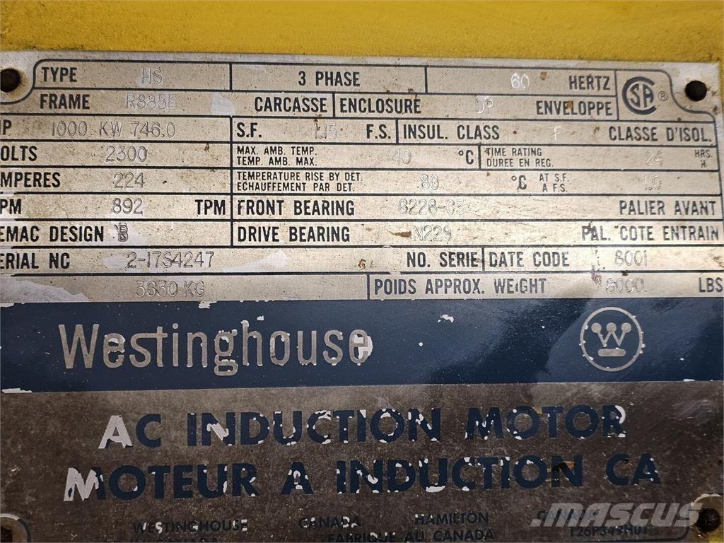 Westinghouse  Motores industriales
