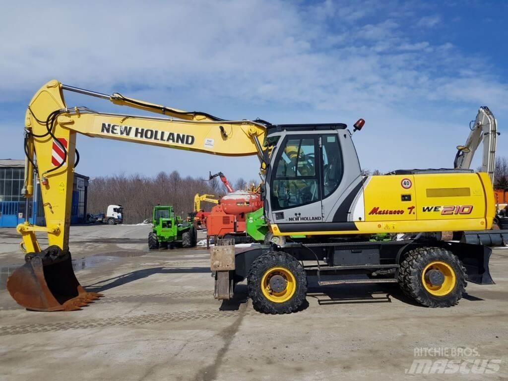 New Holland WE210 Excavadoras de ruedas