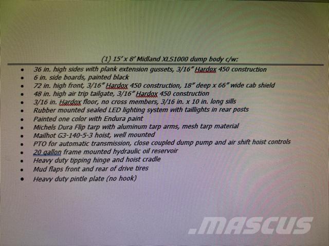 International HV Camiones bañeras basculantes o volquetes