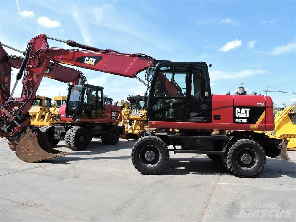 CAT M316D ROTOTILT Excavadoras de ruedas