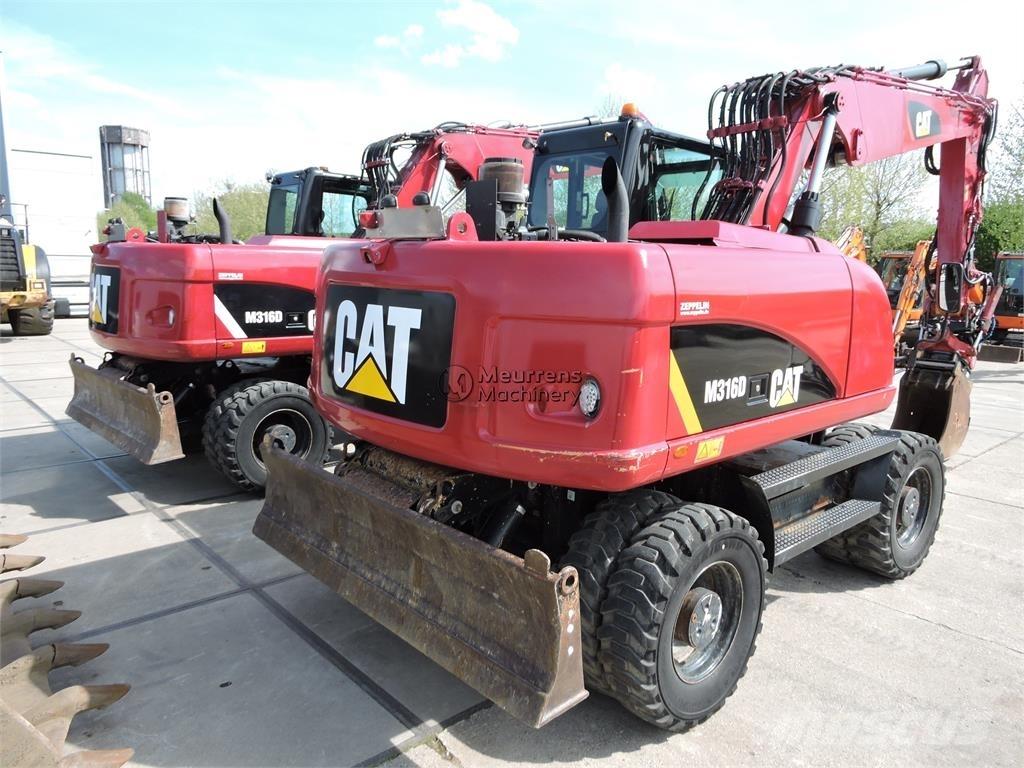 CAT M316D ROTOTILT Excavadoras de ruedas