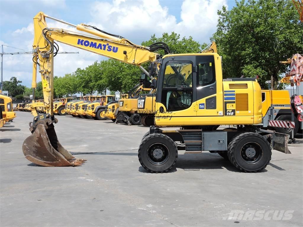 Komatsu PW148 Excavadoras de ruedas