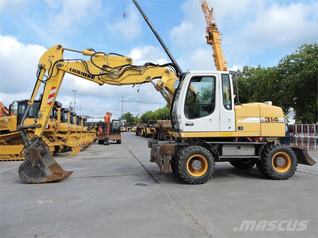 Liebherr A314 Excavadoras de ruedas