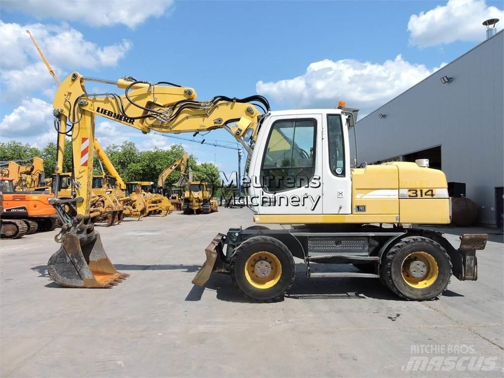 Liebherr A314 Excavadoras de ruedas