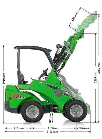 Avant Tecno 423 Cargadoras sobre ruedas