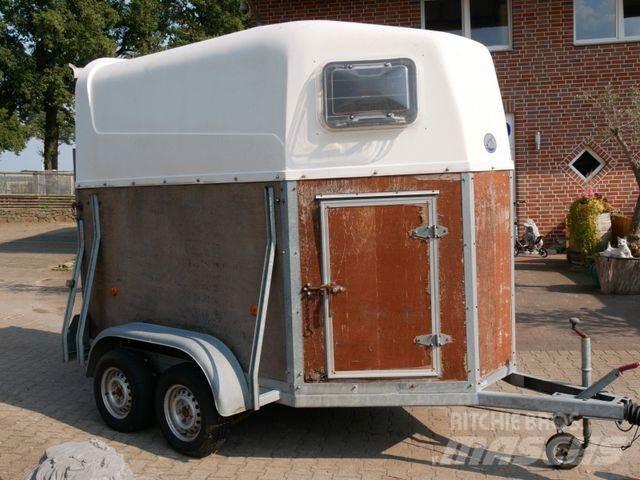  Holz Poly 2 Pferde Remolques para transporte de animales