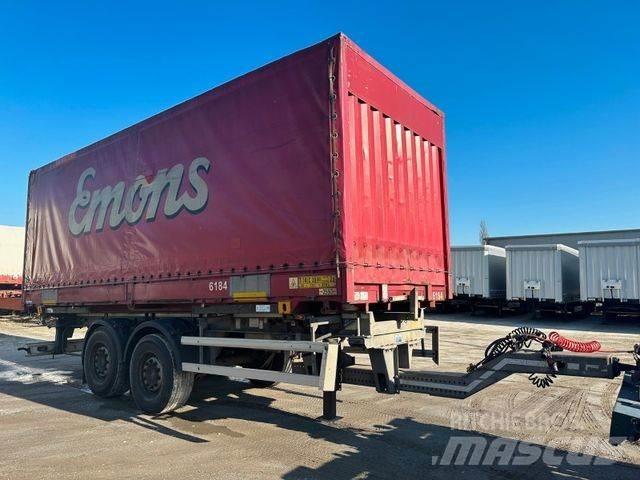 Krone 7,45 Edscha Camión con caja abierta
