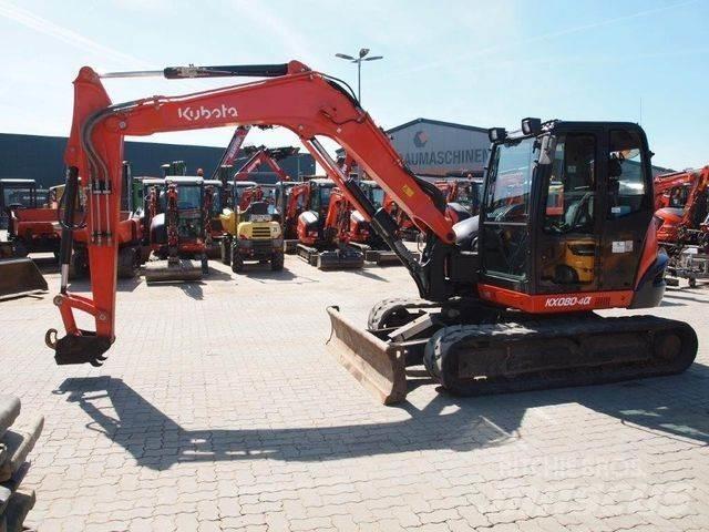 Kubota KX080-4a Mini excavadoras < 7t