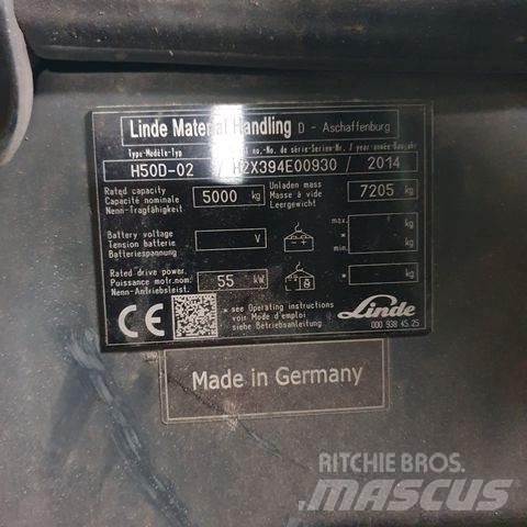 Linde H50D-02 Carretillas diesel