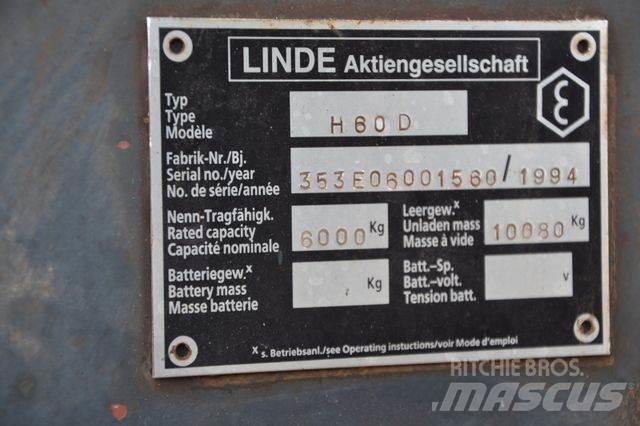 Linde H60D / Duplex Carretillas diesel