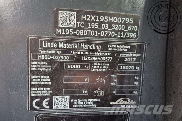 Linde H80D-03/900 Carretillas diesel