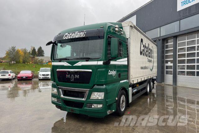 MAN TGX 26.480 6x2 Camión con caja abierta