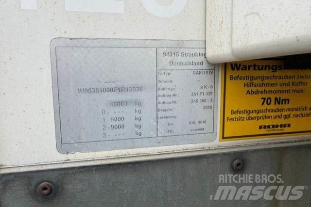 Rohr RAK 18IV Remolques isotermos/frigoríficos
