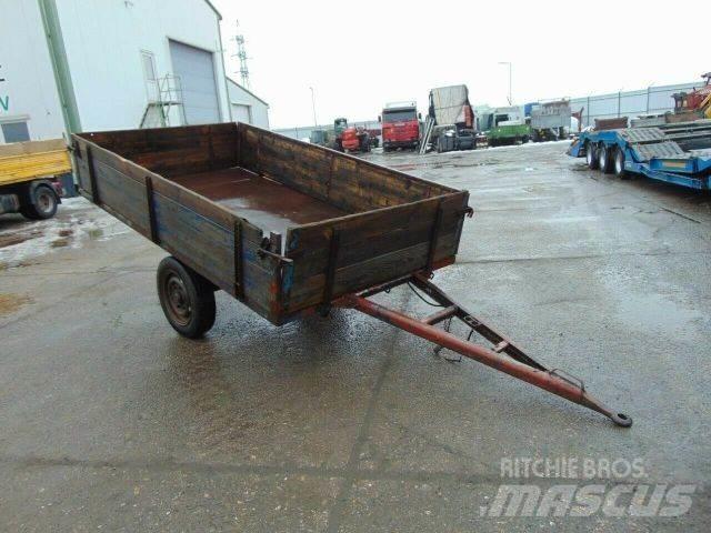  trailer for tractor Plataforma plana/laterales abatibles
