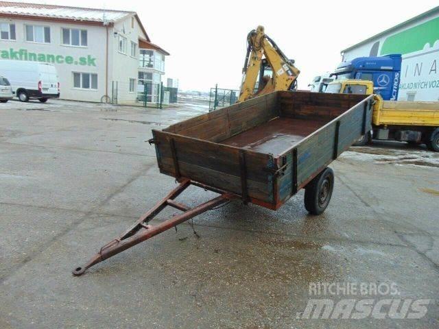  trailer for tractor Plataforma plana/laterales abatibles
