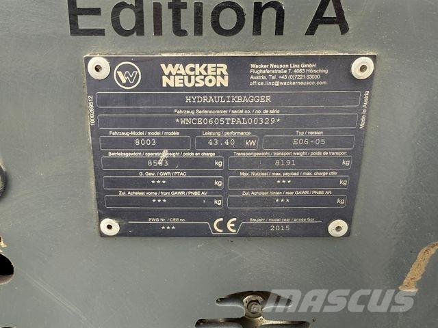 Wacker 8003 Mini excavadoras < 7t