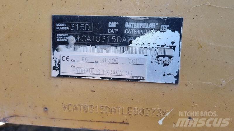 CAT 315DL Excavadoras de cadenas