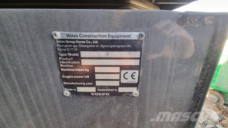 Volvo ecr235 Excavadoras de cadenas