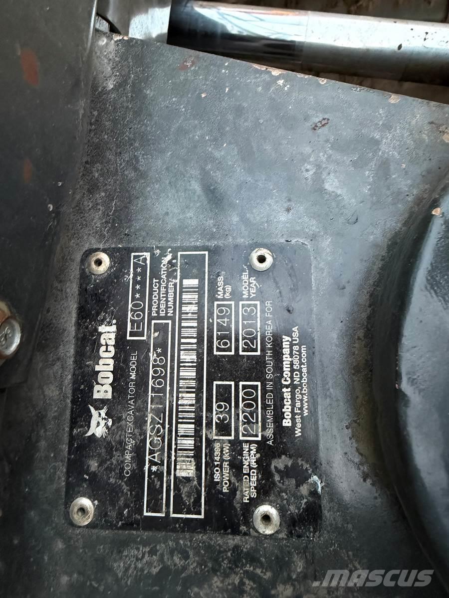 Bobcat E60 Excavadoras de cadenas