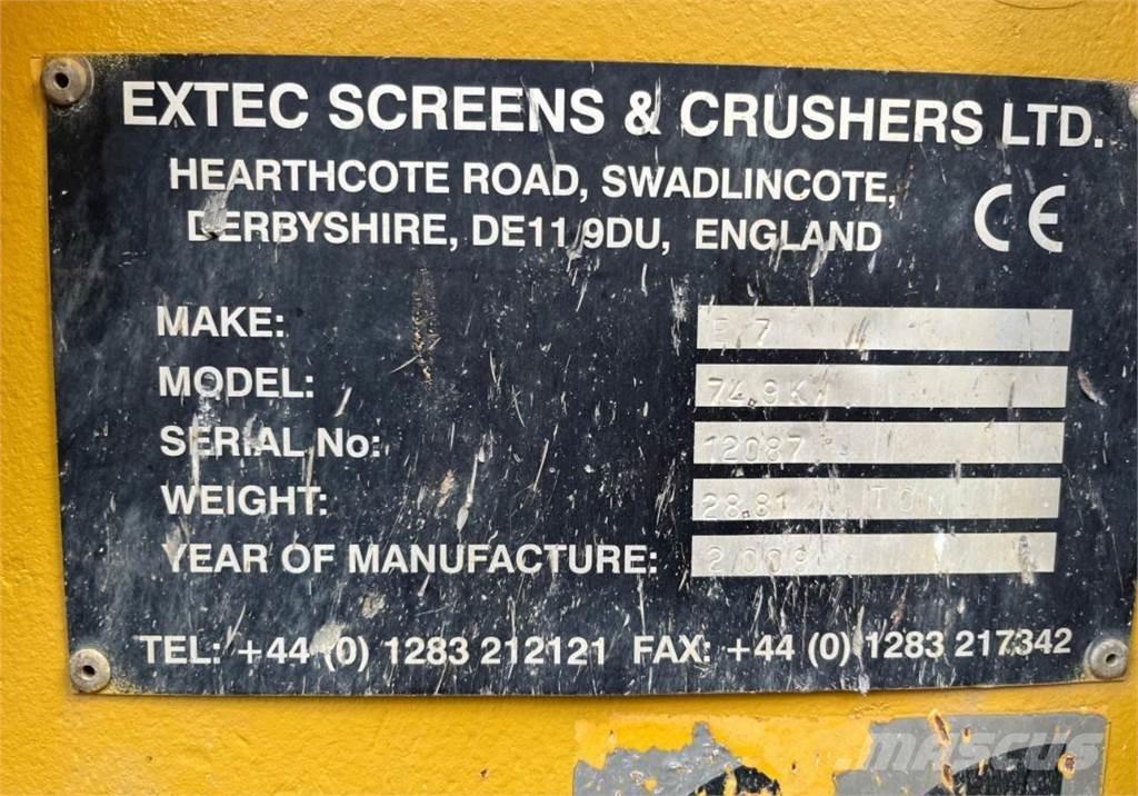 Extec E-7 Machacadoras