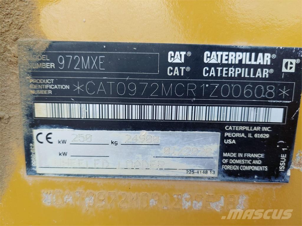 CAT 972MXE Cargadoras sobre ruedas
