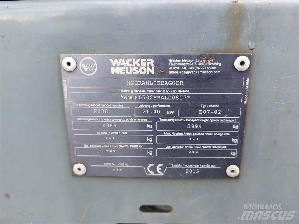 Wacker Neuson EZ38 Excavadoras de cadenas