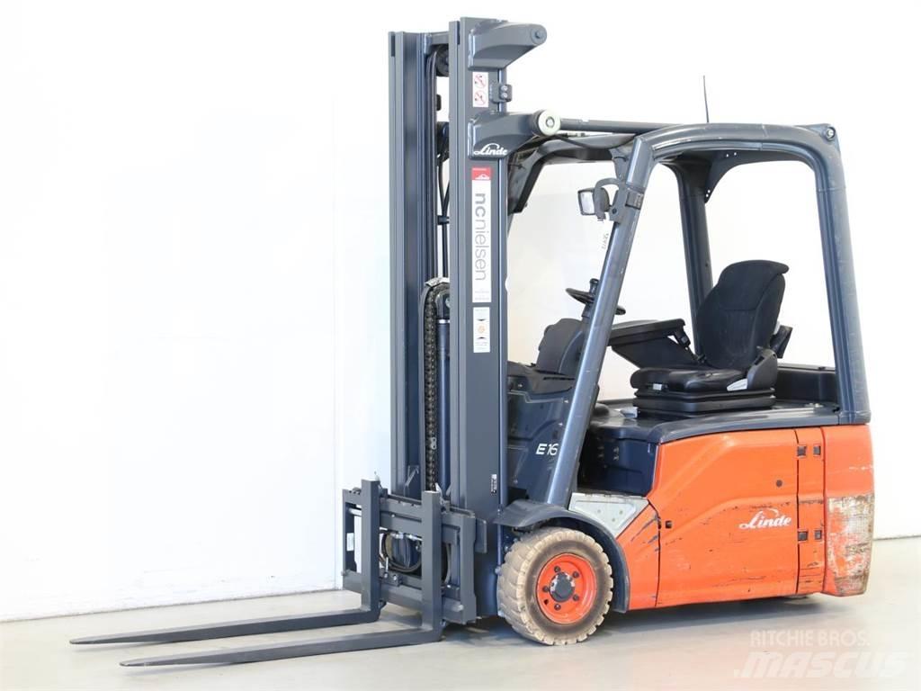 Linde E16/386-01 Carretillas de horquilla eléctrica