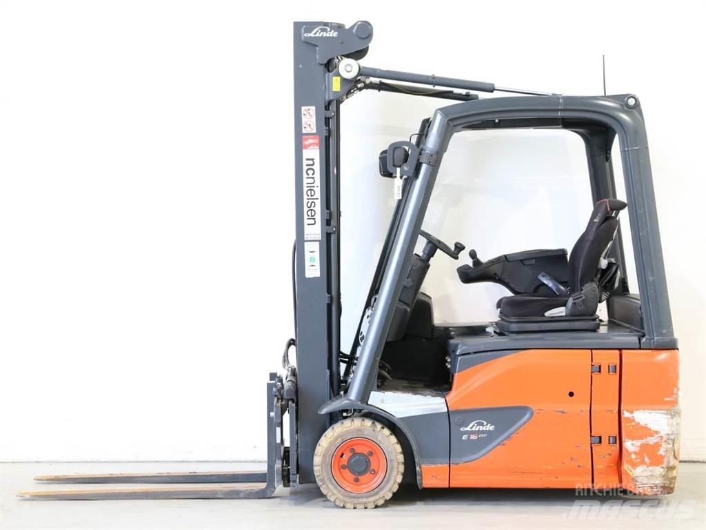 Linde E16/386-02 EVO Carretillas de horquilla eléctrica
