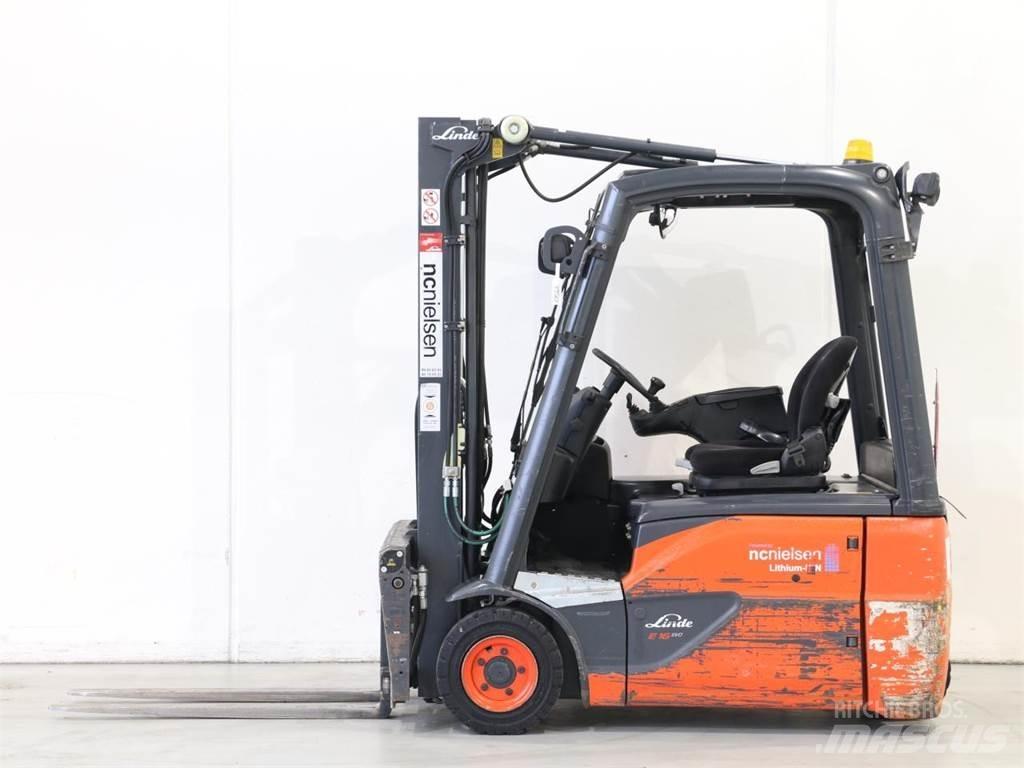 Linde E16/386-02 EVO Carretillas de horquilla eléctrica