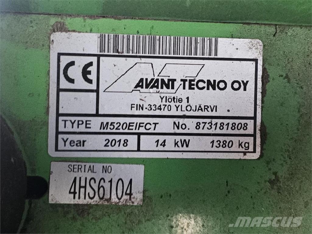 Avant M520 Palas cargadoras