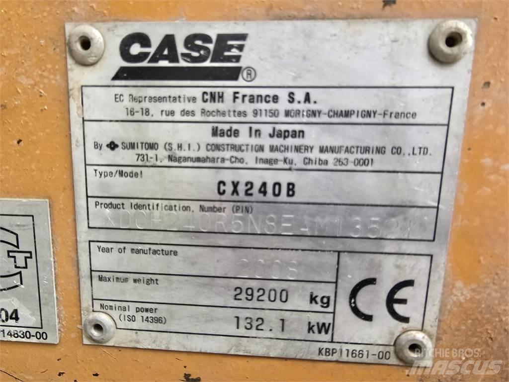 CASE CX 240 B Excavadoras de cadenas