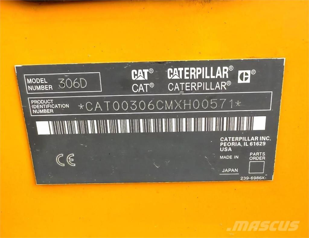 CAT 306D Mini excavadoras < 7t
