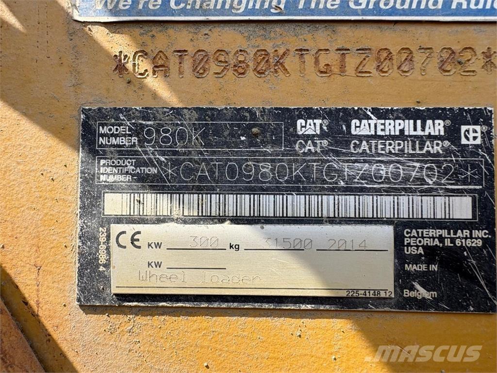 CAT 980 K MYYTY !!! Cargadoras sobre ruedas