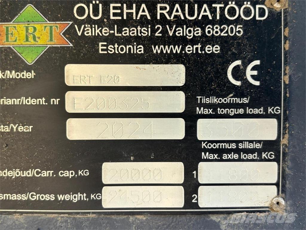 ERT E 20 Remolques volquete