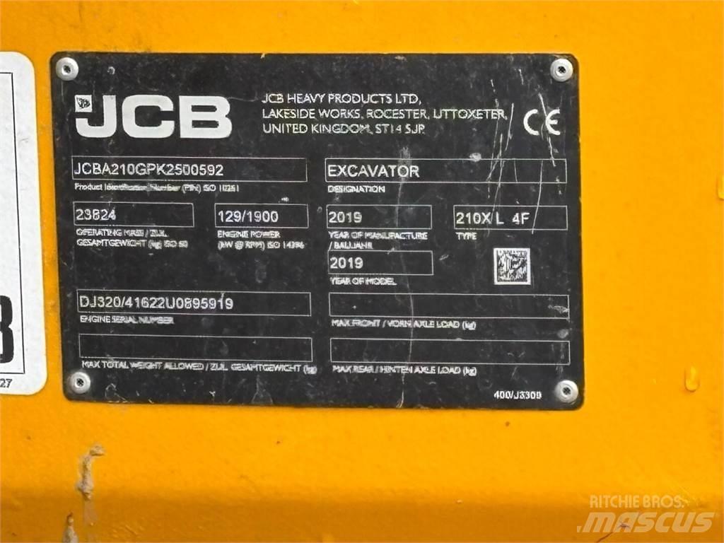 JCB 210 X L 4F Excavadoras de cadenas