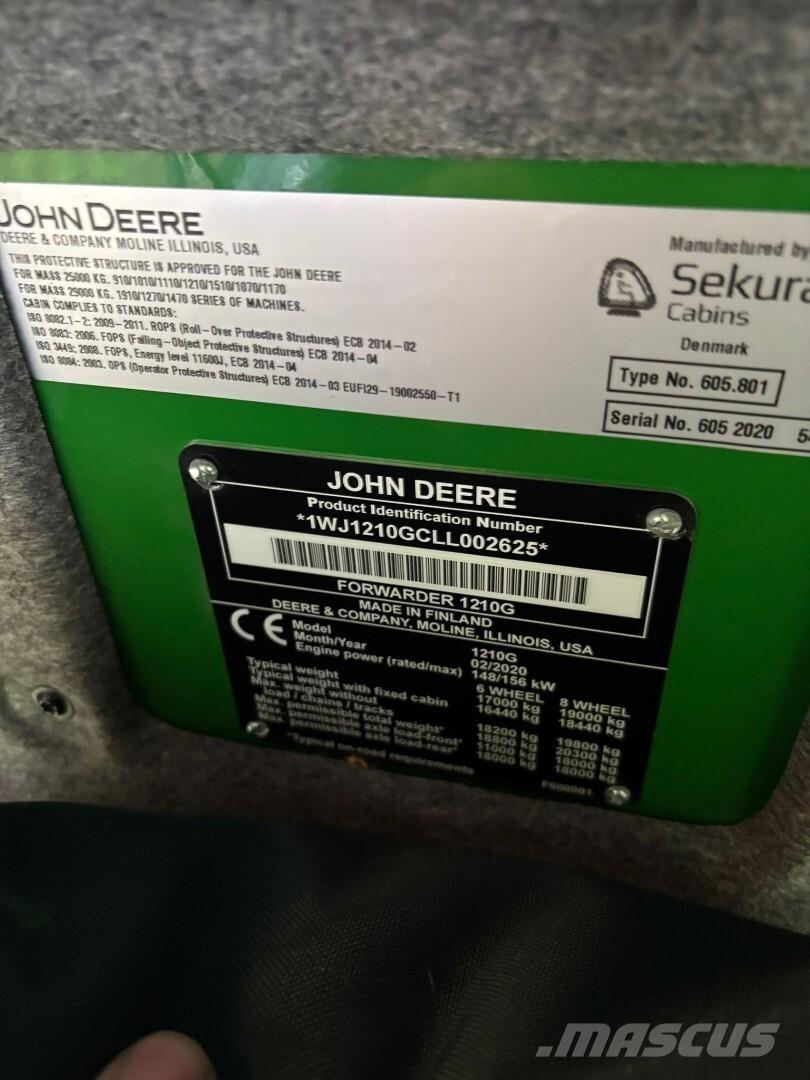 John Deere 1210G Autocargadoras