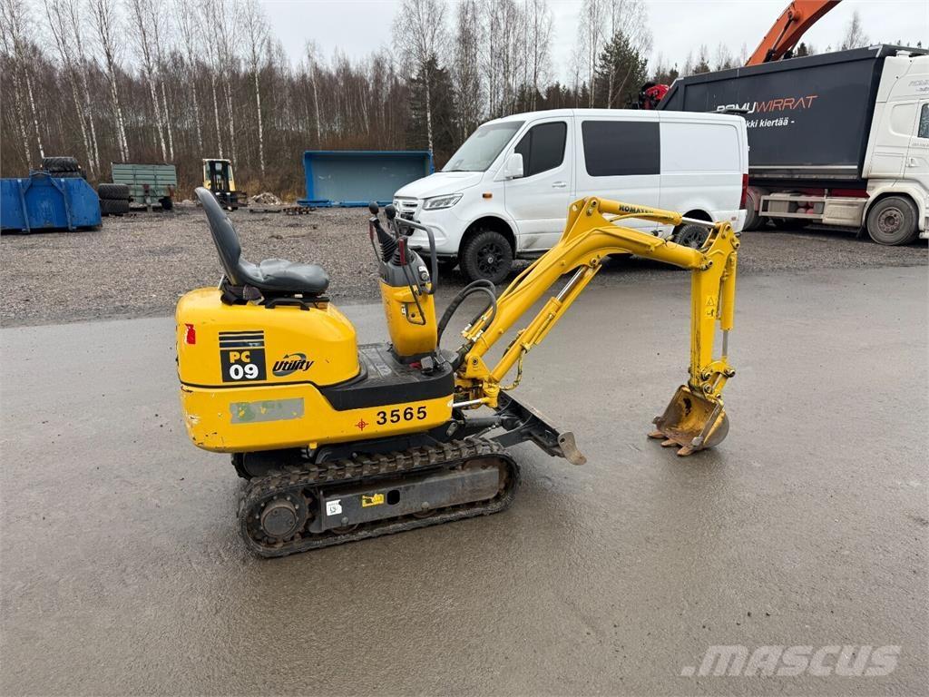 Komatsu PC09 Mini excavadoras < 7t