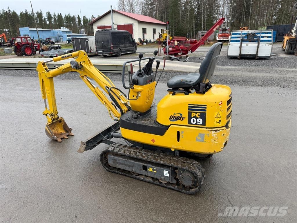 Komatsu PC09 Mini excavadoras < 7t