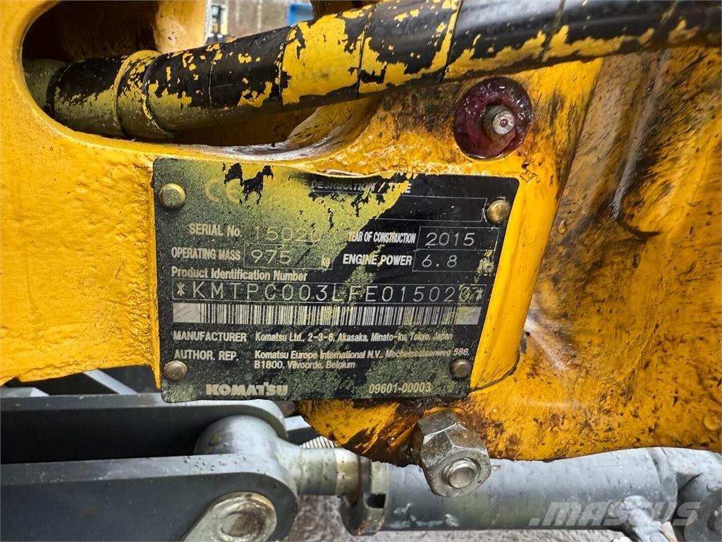 Komatsu PC09 Mini excavadoras < 7t