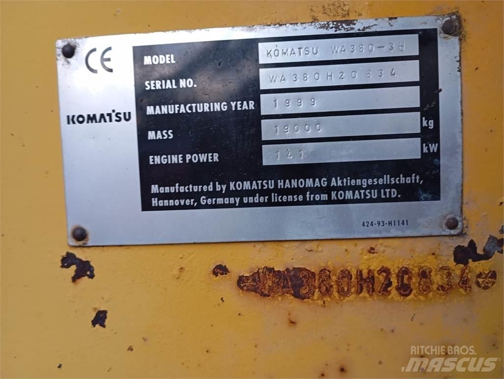 Komatsu WA 380-3H Cargadoras sobre ruedas